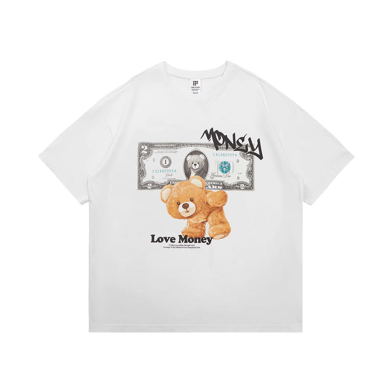 Money Bear T-Shirt - Funny Dollar Bill Tee