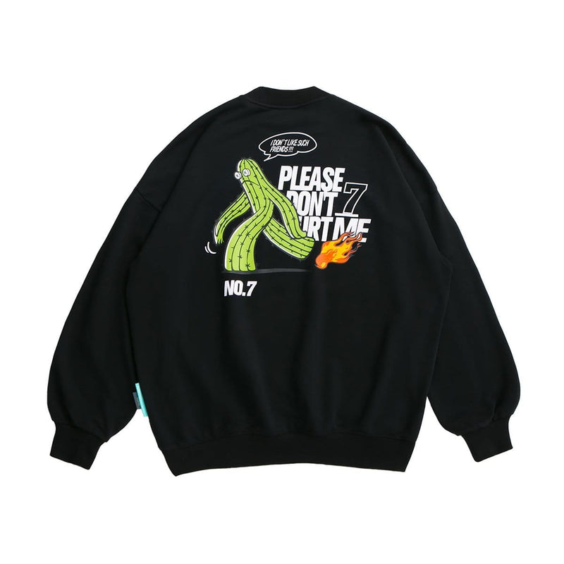 Please Don’t Hurt Me Sweatshirt - Unisex Black Sweater