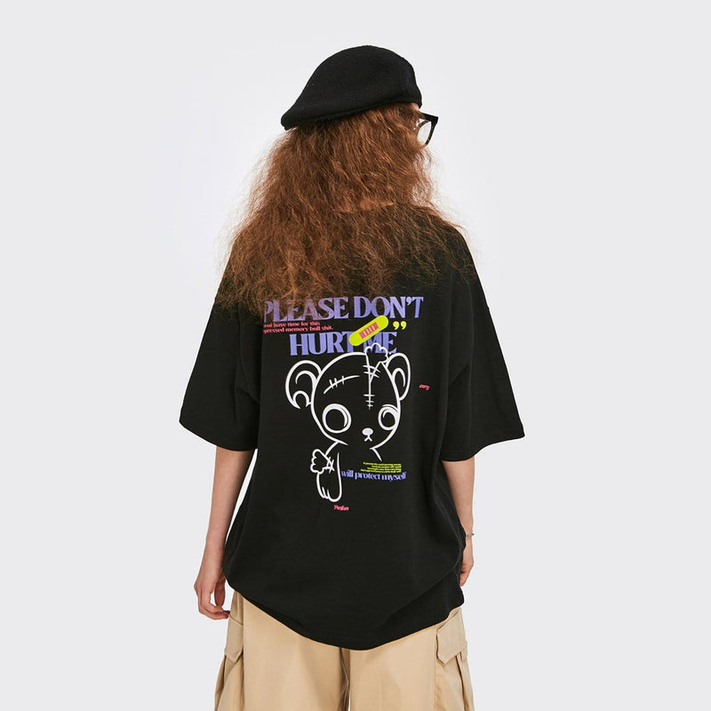 Please Don’t Hurt Me T-Shirt Hipster Style Oversized Tee
