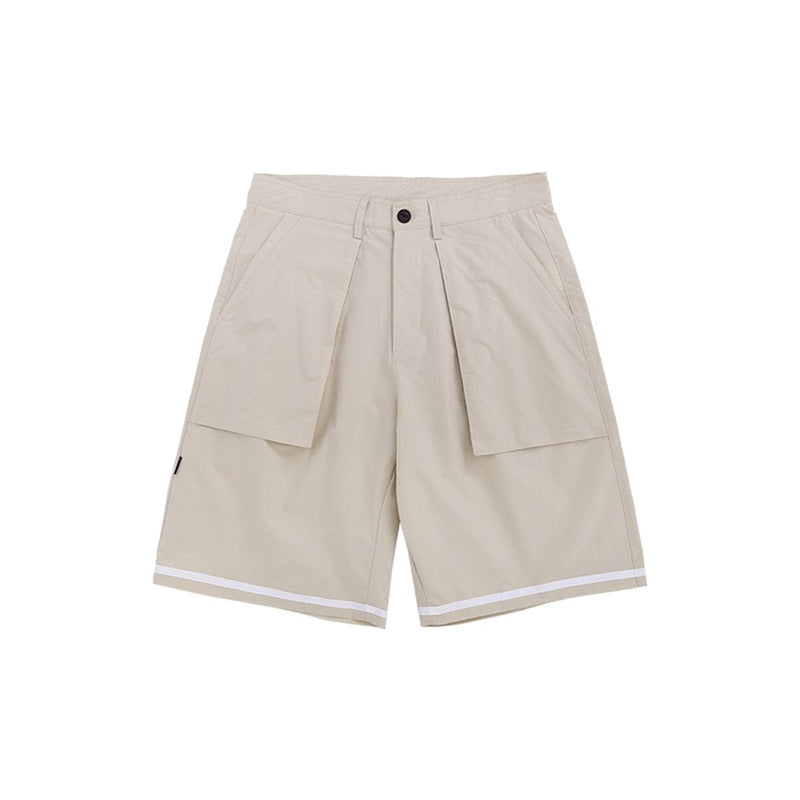Reflective Canvas Shorts - Techwear Summer Outfit