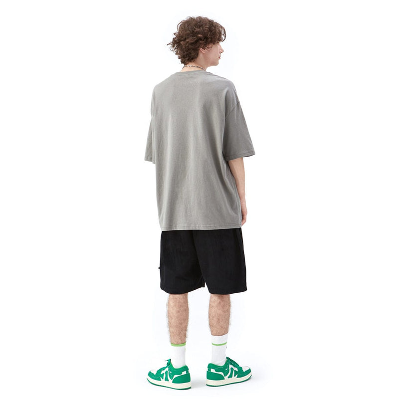 Reflective Trippy Bear T-Shirt - Party Oversized Tee - Grey