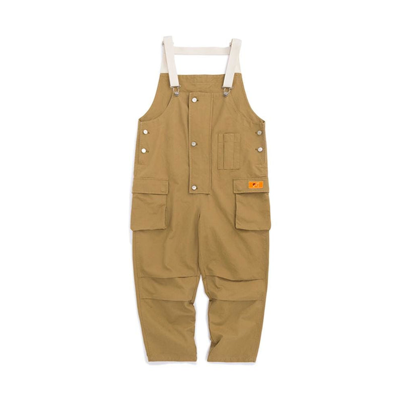 Relaxed Cargo Dungarees - Comfy Workwear Overalls