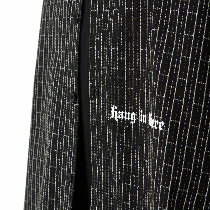 Time is Money Shirt - Oversized Plaid Short Sleeve Shirt
