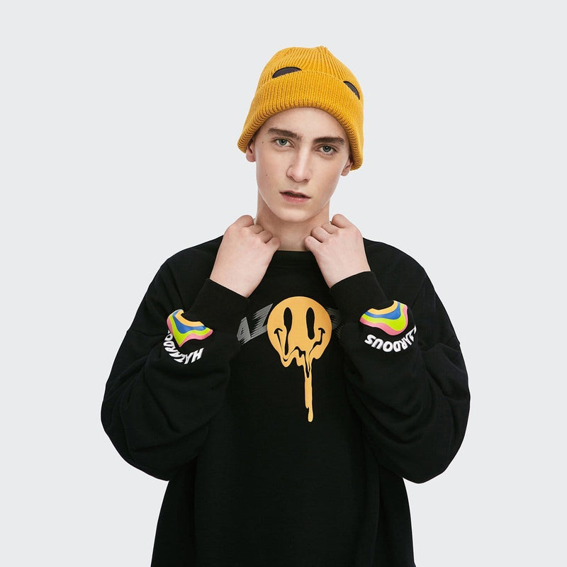 Trippy Smiley Sweatshirt - Cool Emoji Sweater