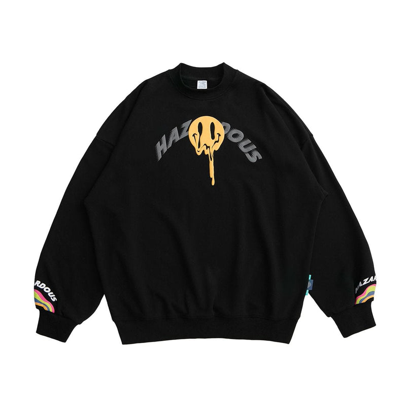 Trippy Smiley Sweatshirt - Cool Emoji Sweater